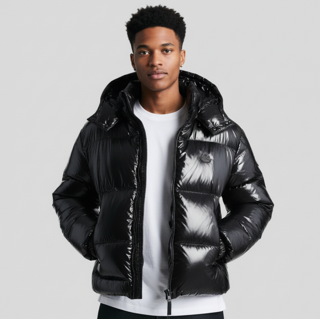 Doudoune d'hiver pour Homme avec capuche amovible