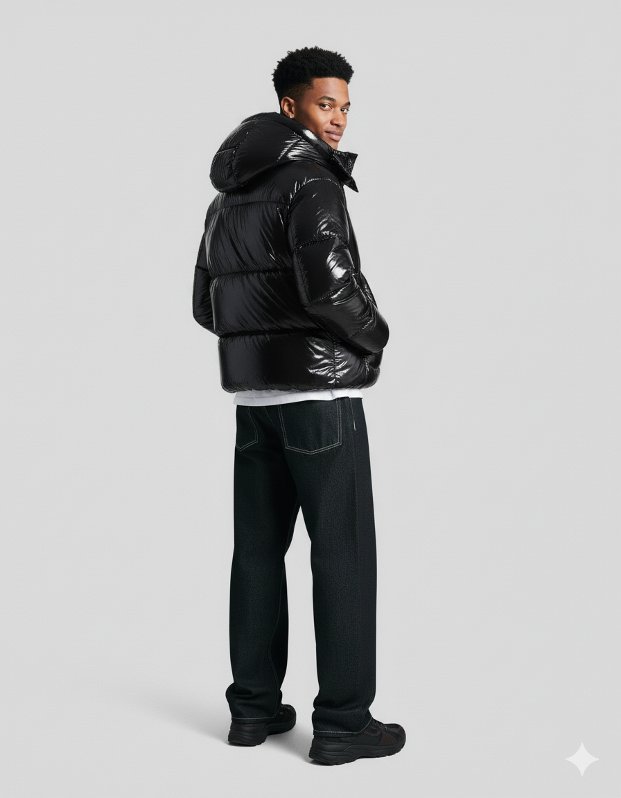 Doudoune d'hiver pour Homme avec capuche amovible