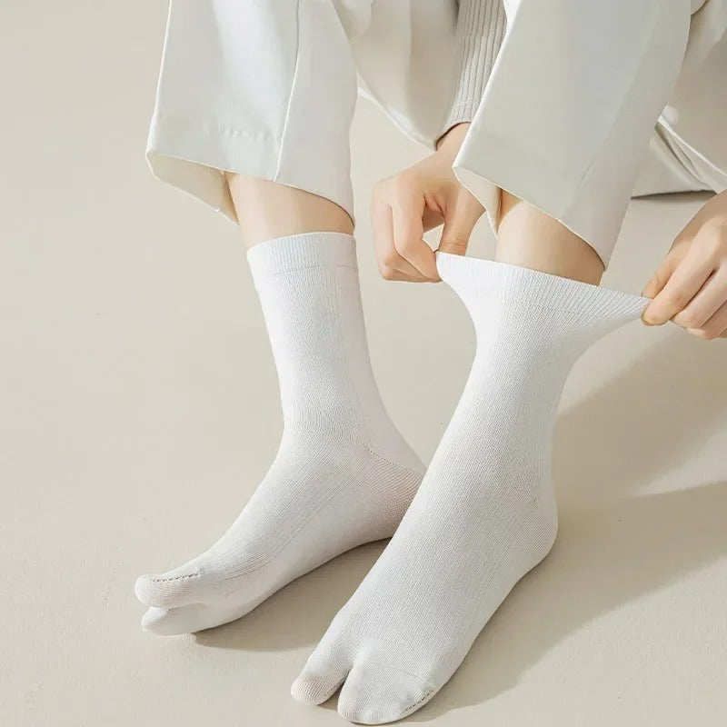 Chaussettes en coton Tabi - Confort et style japonais pour toutes les pointures - image 6