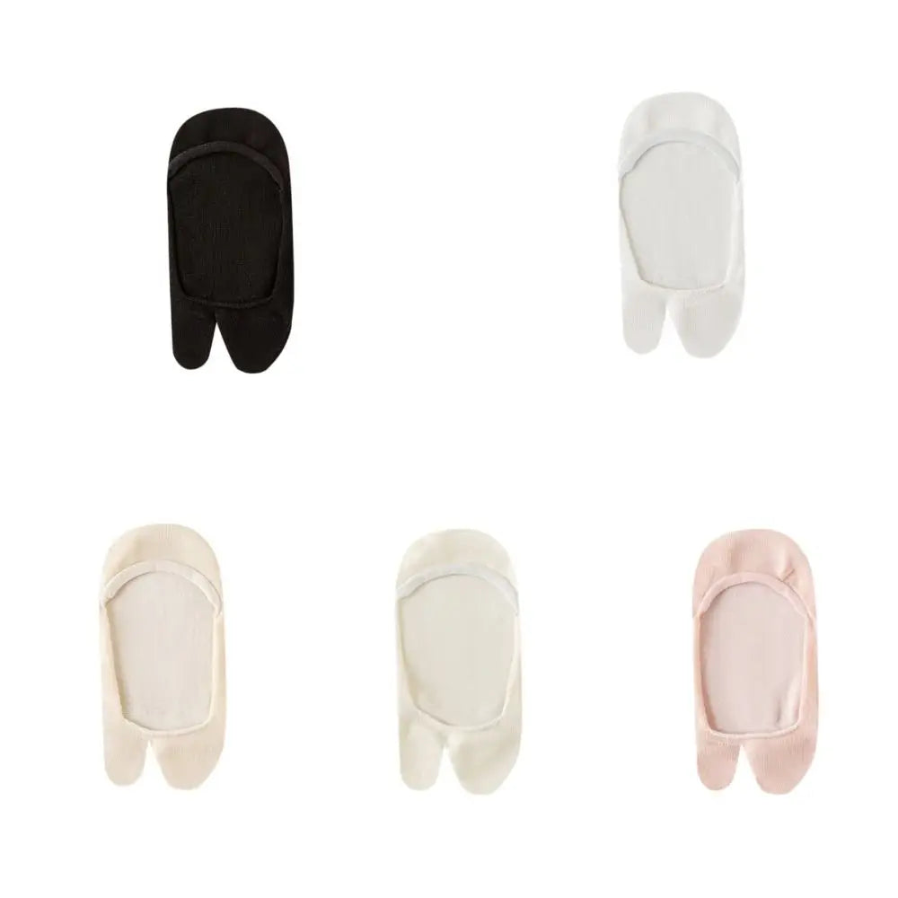 Chaussettes Invisibles en Coton Élastique à 2 Doigts - Anti-Dérapantes pour Bateau - Confort Féminin - image 6