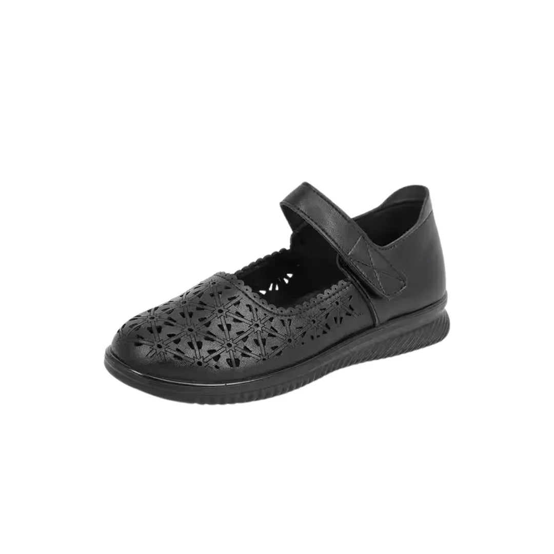 Chaussures en PU Souple pour Femme - Ajourées avec Bride à Scratch - Idéales pour l'Été - image 3