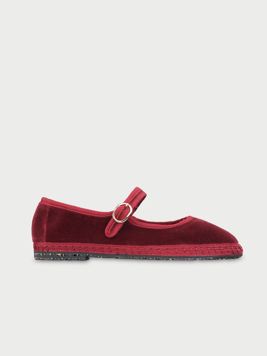Escarpins Mary Jane en Velours Bordeaux avec Boucle pour Femme - Élégance et Confort au Quotidien - image 5
