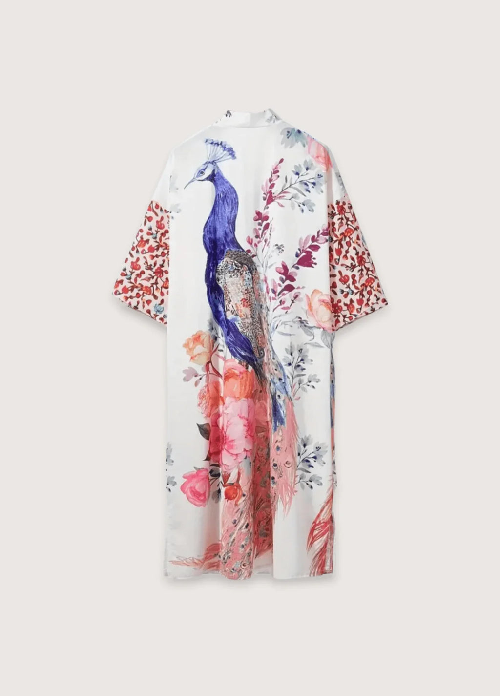 Kimono Long en Polyester Fleuri Élégant pour Femme - Idéal pour Toutes Occasions - image 4
