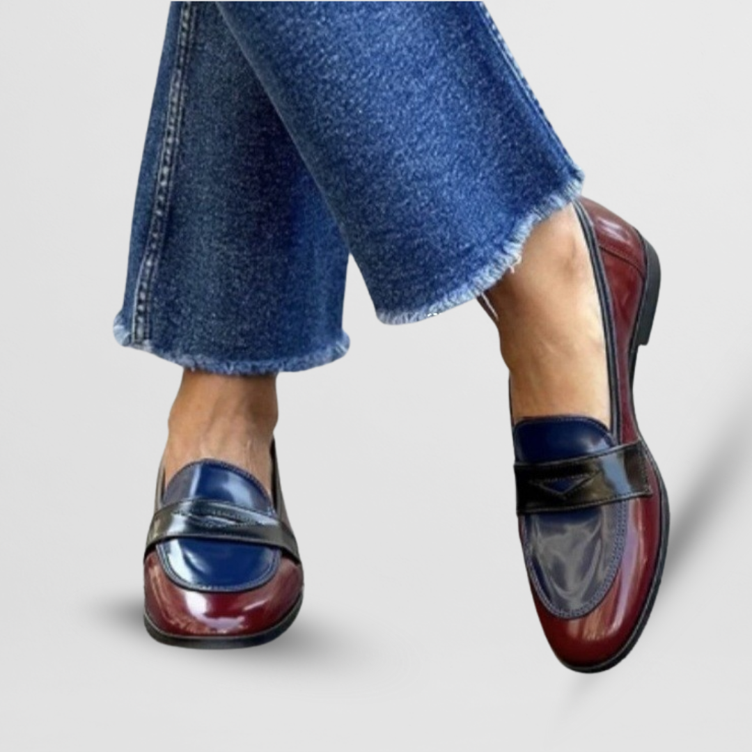 Mocassins en Cuir pour Femme | Confort Quotidien avec Semelle Plate et Bout Rond - image 2