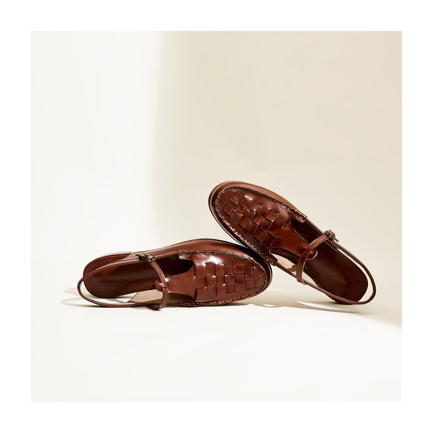 Sandales en Cuir Italien Femme - Élégantes et Confortables pour l'Été - image 1